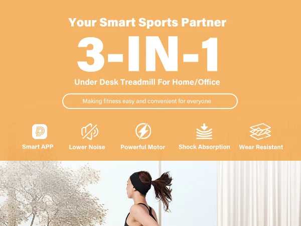 2.5HP Under-Desk Walking Treadmill