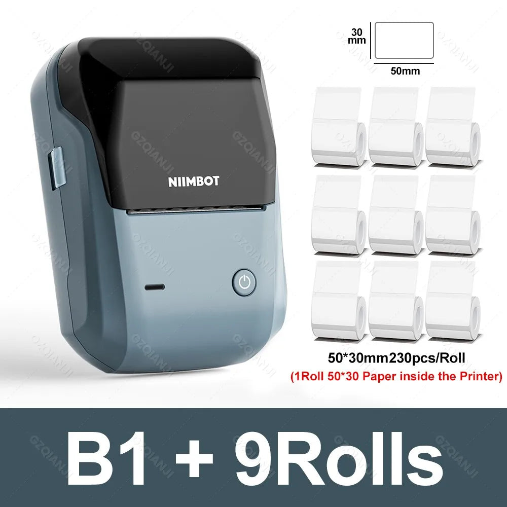 NiiBand B1 Bluetooth Label Printer