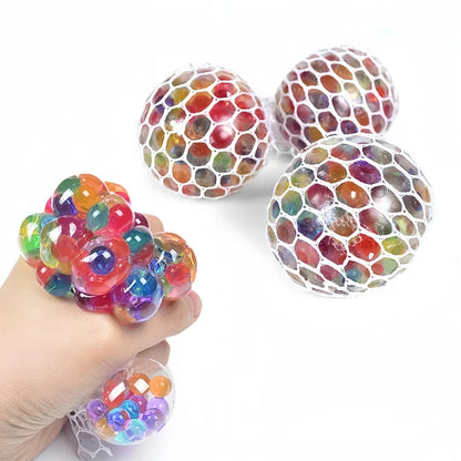 Rainbow Bead Pinch Ball Stress Reliever