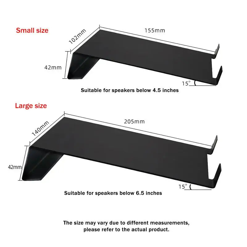 Heavy Duty Metal Desktop Speaker Stand