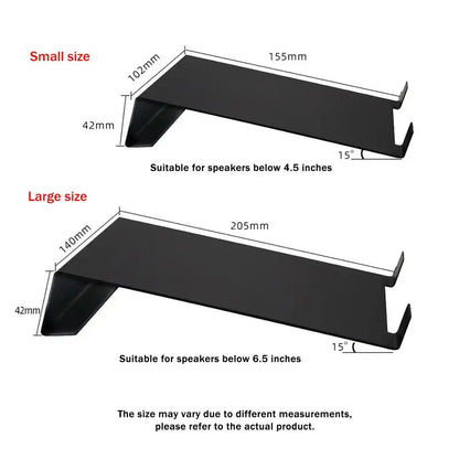 Heavy Duty Metal Desktop Speaker Stand