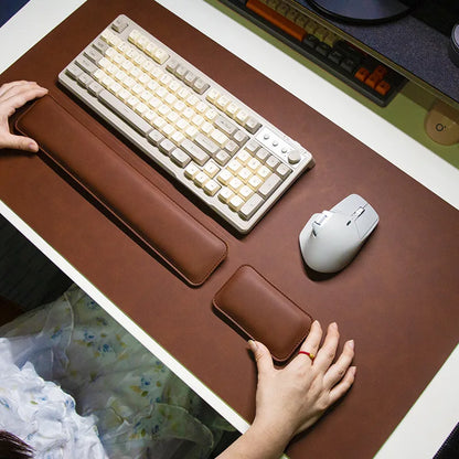 LuxPad Waterproof PU Desk Mat Set