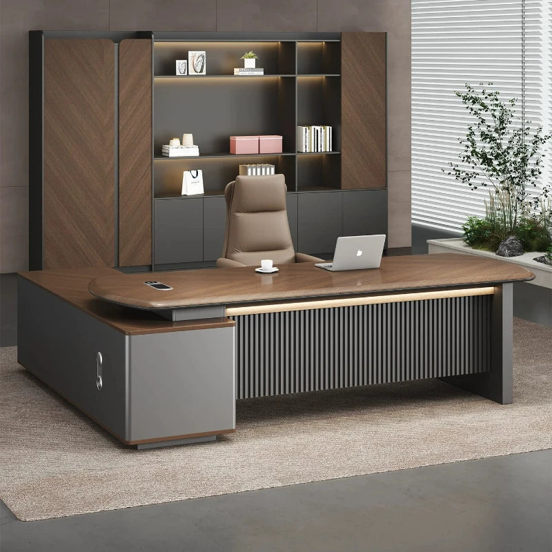 Dominion Executive L-Shaped Desk