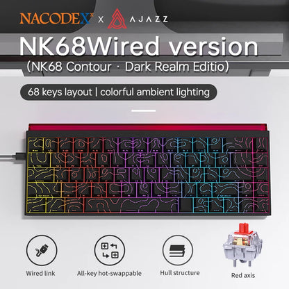 NK68 Hot-Swap Mechanical Keyboard