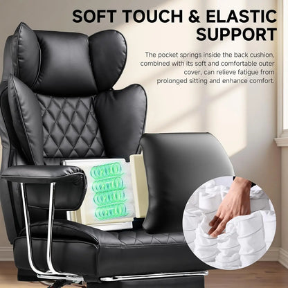 High-Back Leather Gaming Chair