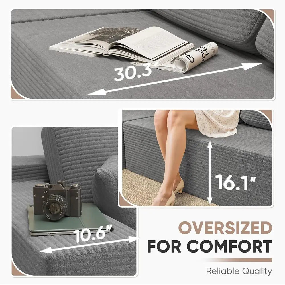 L-Shape Chaise Cloud Sofa