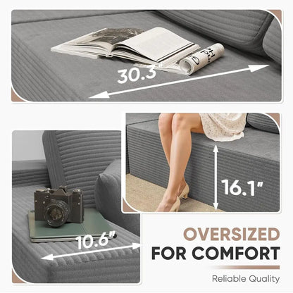 L-Shape Chaise Cloud Sofa