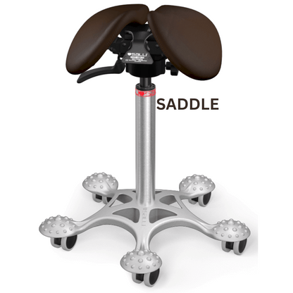 Salli Twin Ergonomic Two Part Saddle Chair or Stool