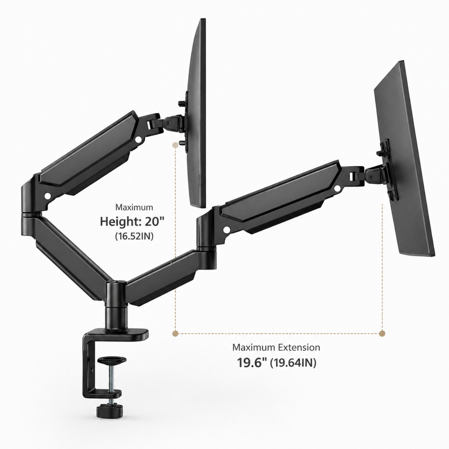 Monitor Mount - Ergonomic Metal Monitor Mount