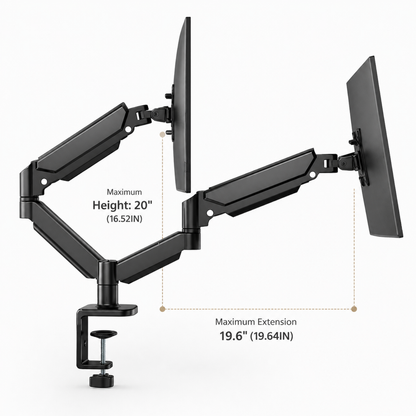 Monitor Mount - Ergonomic Metal Monitor Mount