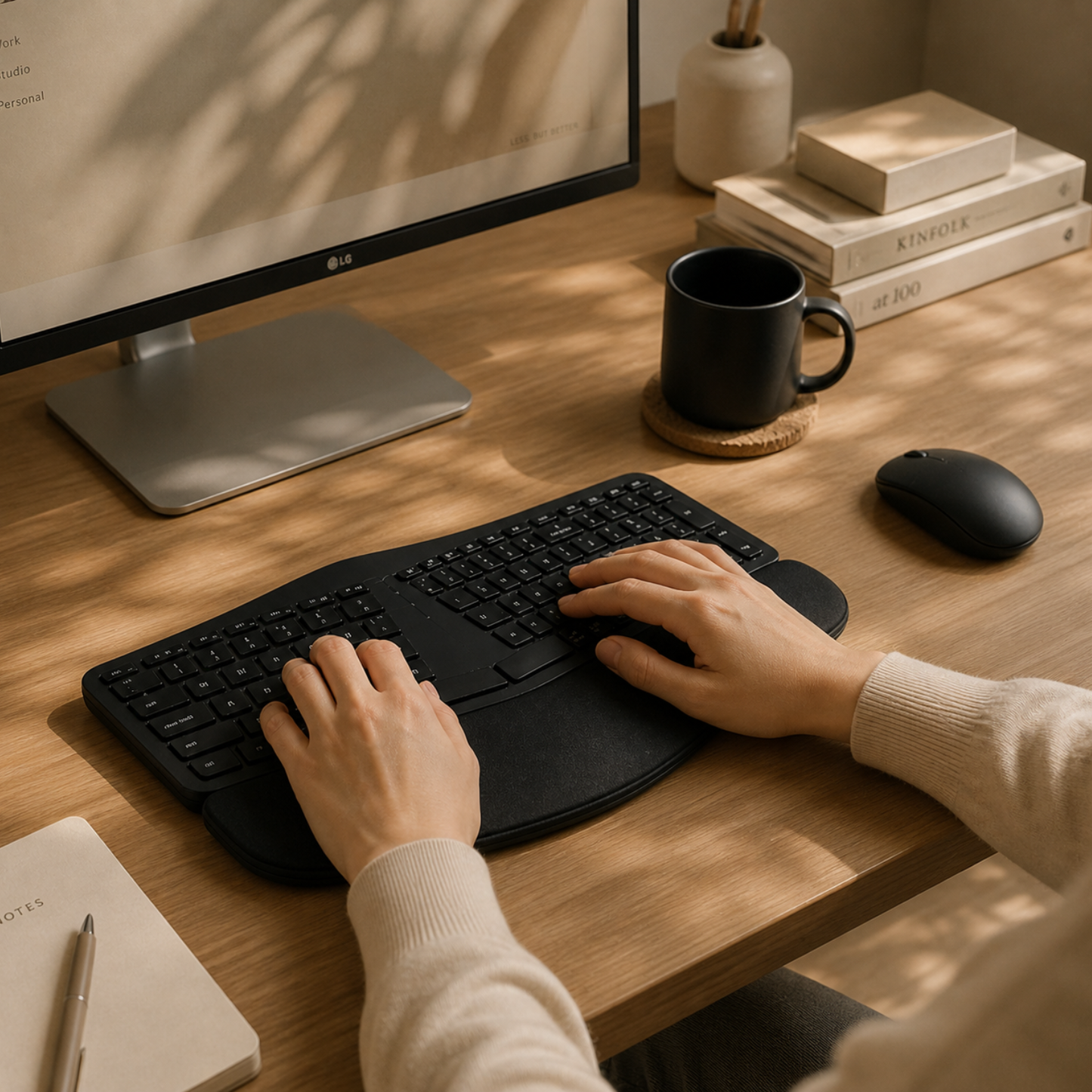 ErgoBoard - Sleek Ergonomic Desk Keyboard