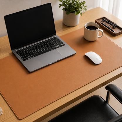 Desk Mat - Minimalist Leather Desk Mat