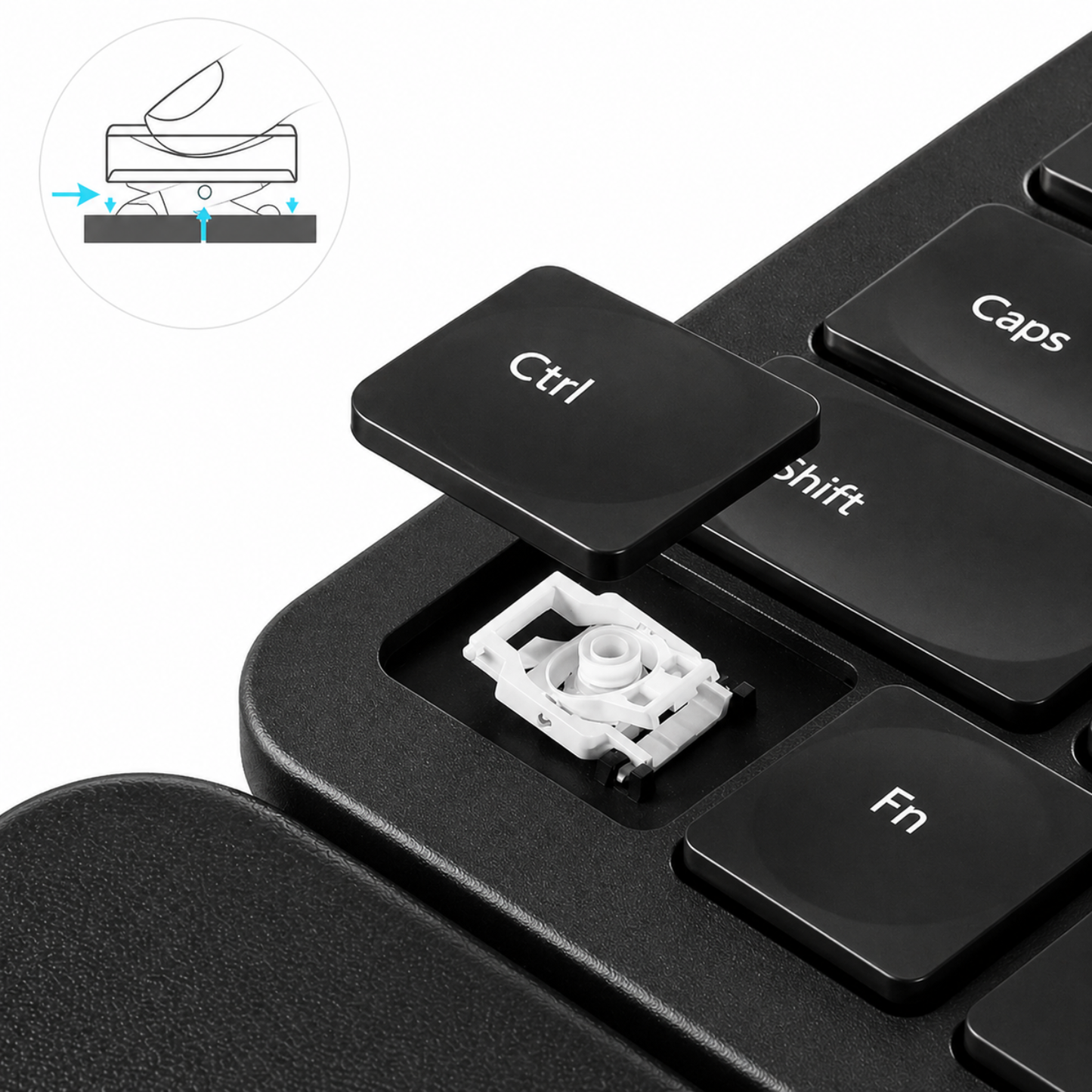 ErgoBoard - Sleek Ergonomic Desk Keyboard