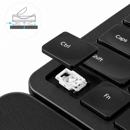 ErgoBoard - Sleek Ergonomic Desk Keyboard