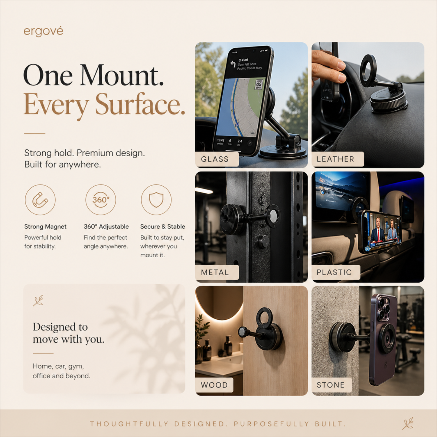 ErgoMount - MagSafe Phone Holder