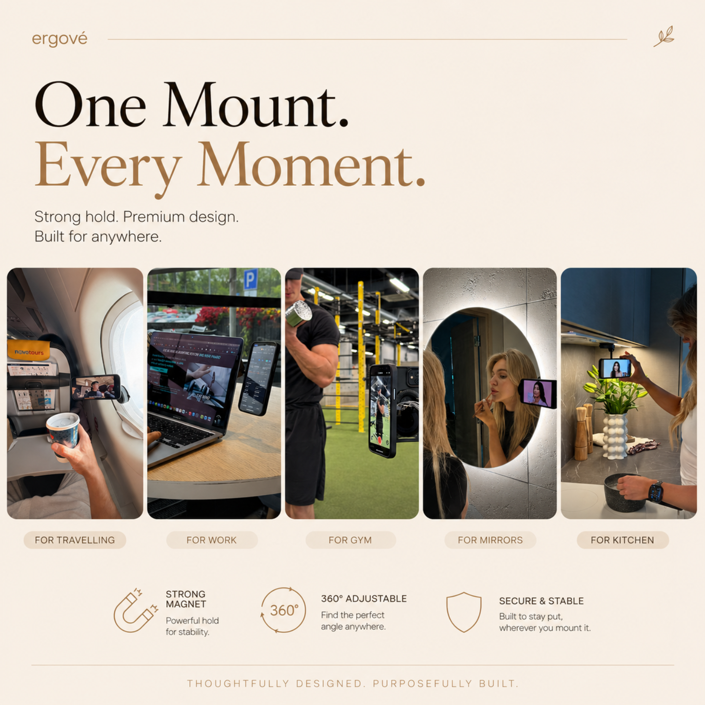 ErgoMount - MagSafe Phone Holder