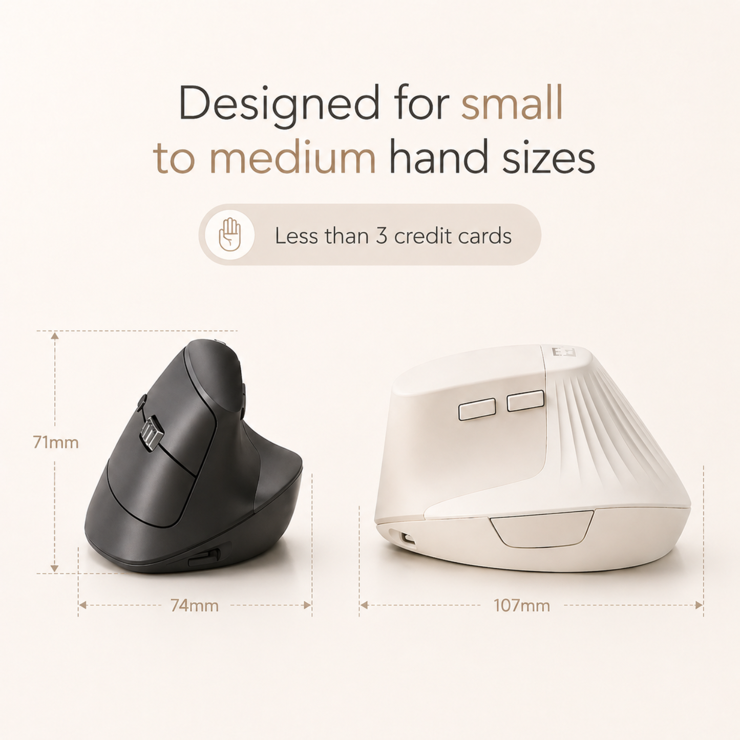 ErgoMouse - Wireless Vertical Mouse