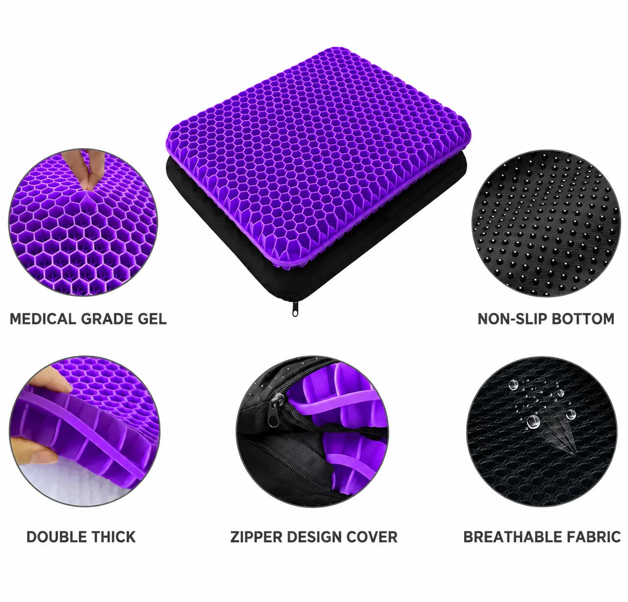 XL Cooling Gel Seat Cushion