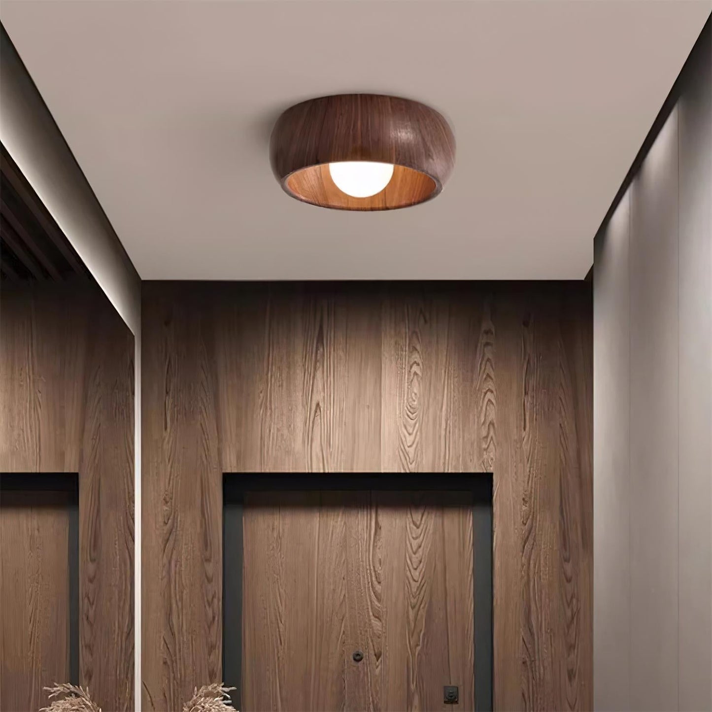 Albanora Wooden LED Ceiling Lamp