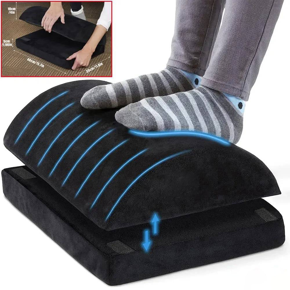 Velvet Memory Foam Foot Cushion, Multi-Use