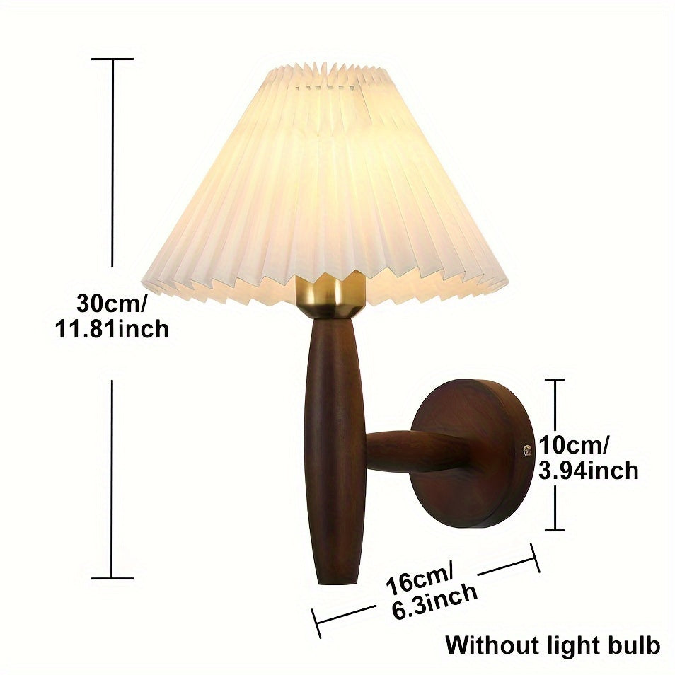 Nordic Wooden Wall Sconce