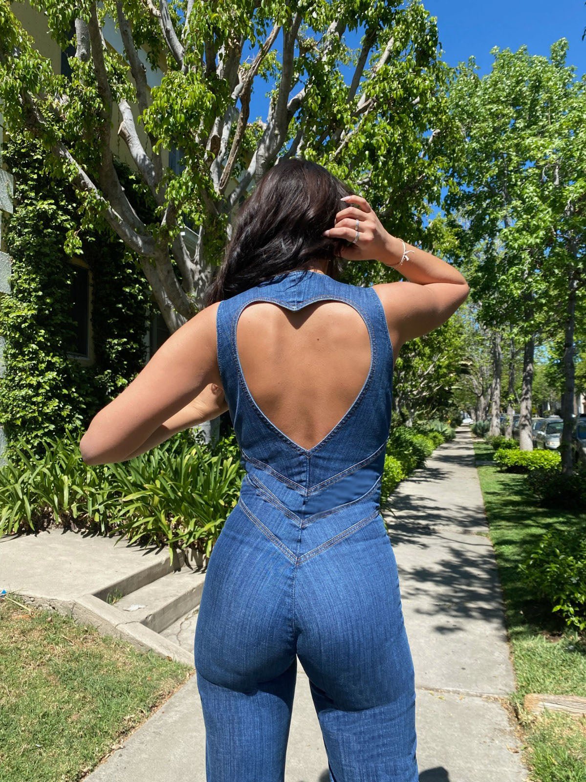 90s Denim Overalls for Women, Body-Hugging Fit