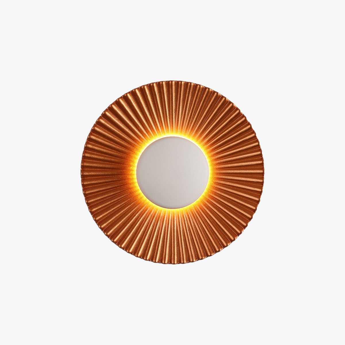 Sunburst LED Wall Sconce with Halo Glow