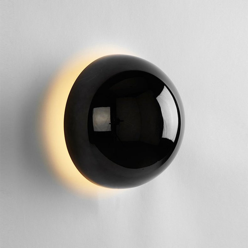 Bauhaus Halo Wall Light in Gold or Chrome