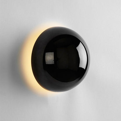 Bauhaus Halo Wall Light in Gold or Chrome