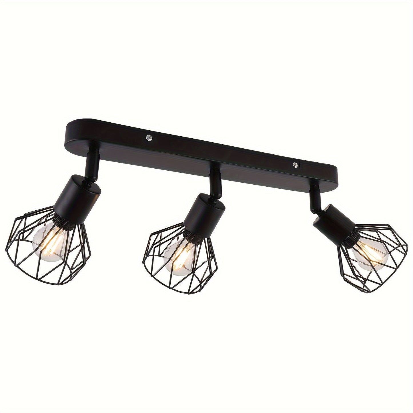 Vintage 3-Light Cage Spotlight