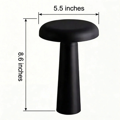 Modern Rechargeable Mushroom Table Lamp