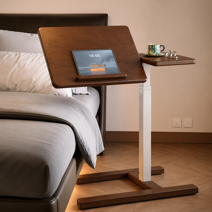 Height Adjustable Rolling Laptop Side Table