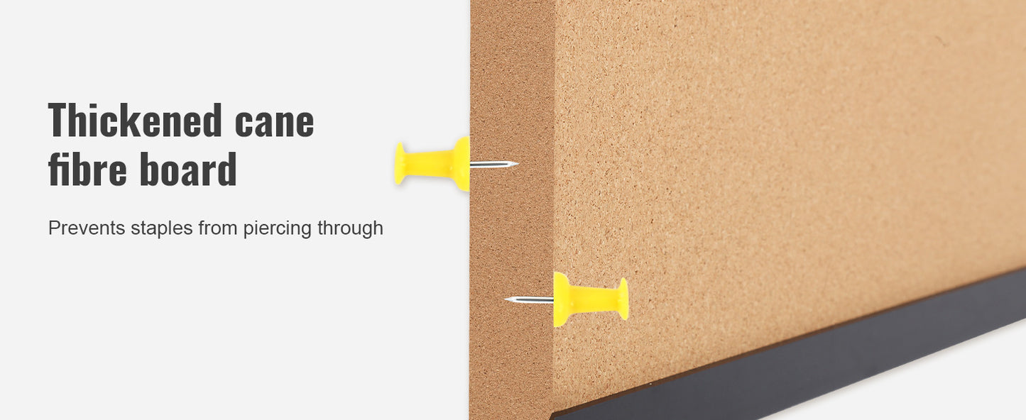 VEVOR MDF Cork Board with Sticker Frame