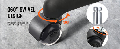 SucceBuy Office Chair Wheel Set