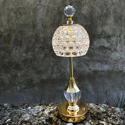 Crystal Touch Rechargeable Lamp