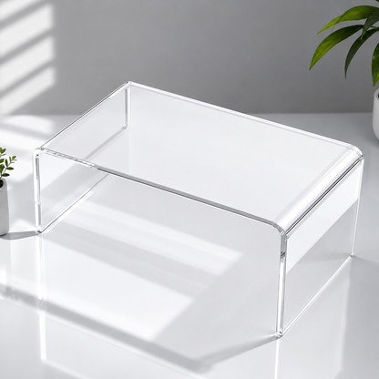 Clear Acrylic Monitor Riser Stand