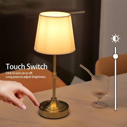 Cordless Rechargeable Touch Table Lamp