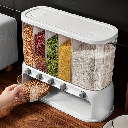 5-Compartment Airtight Pantry Organiser