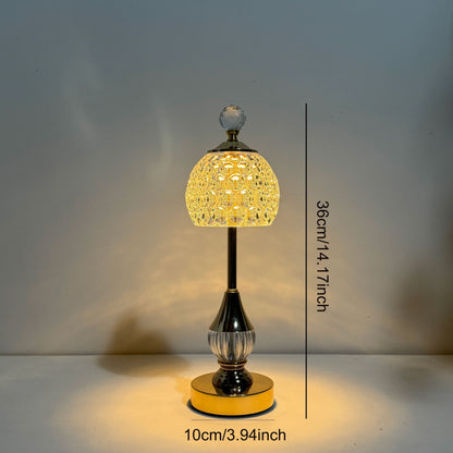 Crystal Touch Rechargeable Lamp