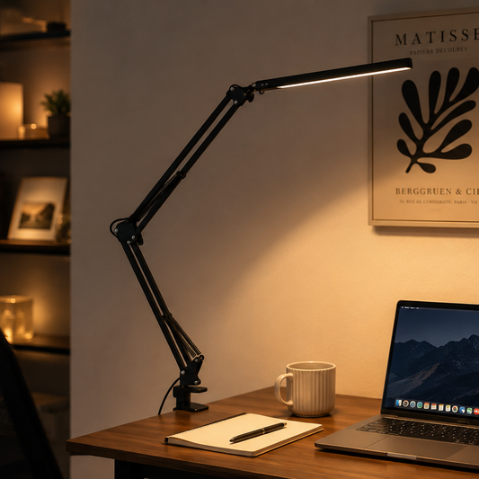 Adjustable Clamp-On LED Desk Lamp