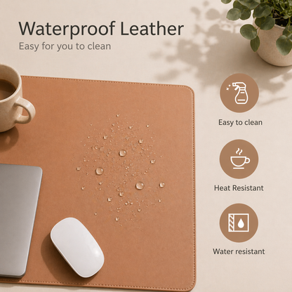 Desk Mat - Minimalist Leather Desk Mat