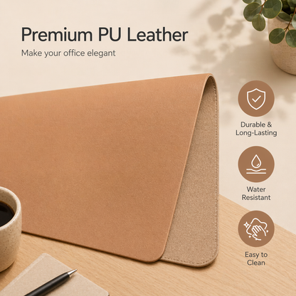 Desk Mat - Minimalist Leather Desk Mat