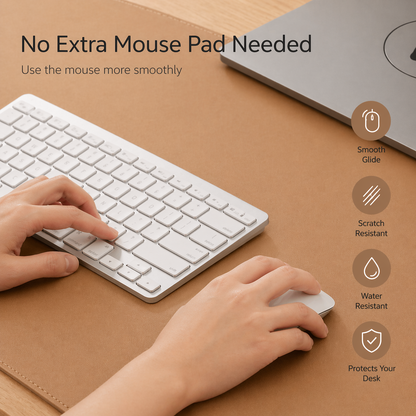 Desk Mat - Minimalist Leather Desk Mat
