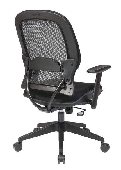 Dark Mesh Office Chair with Air Grid Backrest
