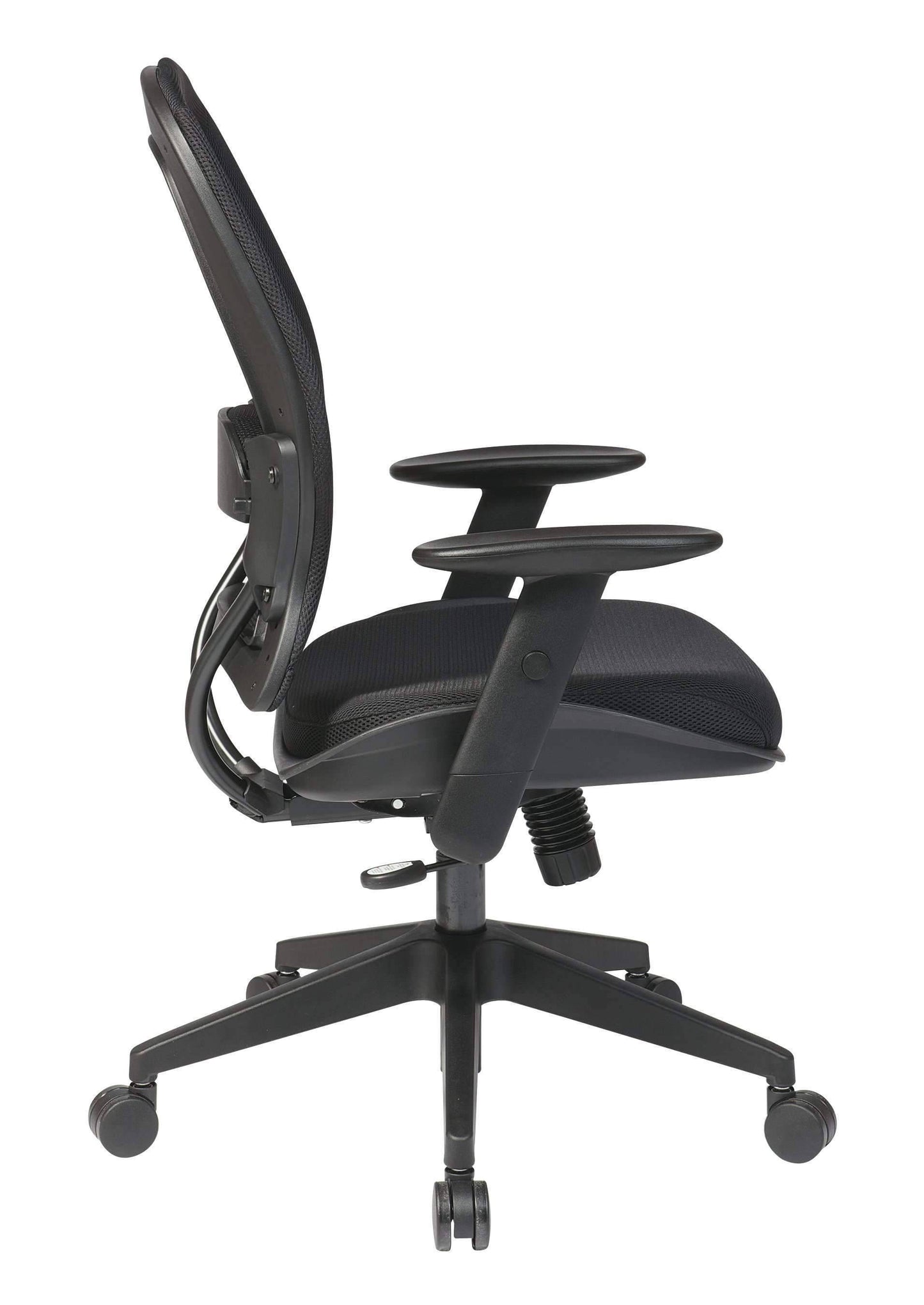 Dark Mesh Office Chair with Air Grid Backrest