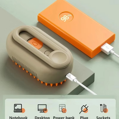 3-in-1 Pet Grooming Brush & Anti-Fly Spray