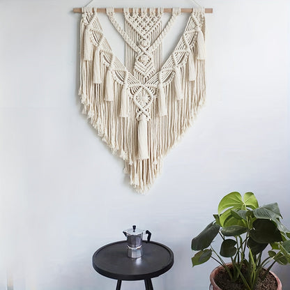 Handwoven Boho Macrame Wall Hanging