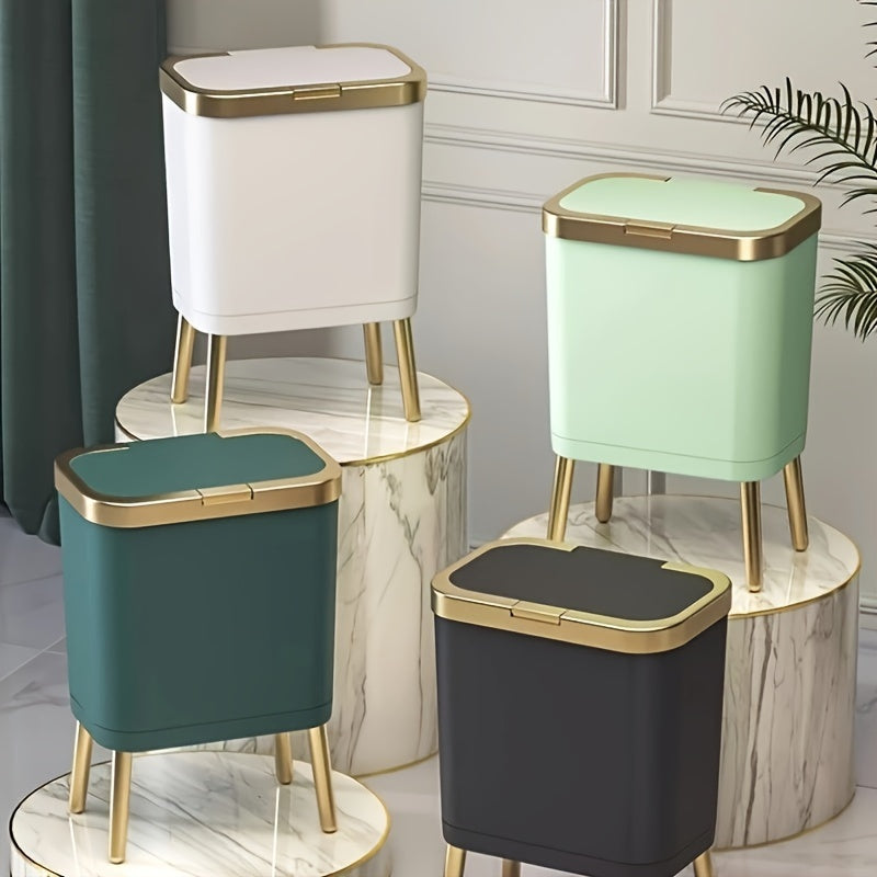 15L Odour-Sealing Trash Can, Elevated Legs