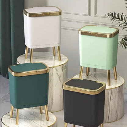 15L Odour-Sealing Trash Can, Elevated Legs