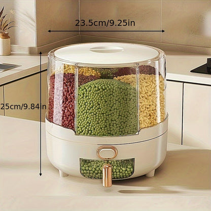 360° Rotating Airtight Pantry Container